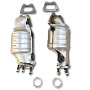 2003-2006 Acura MDX 3.5 V6 Bank 1 & 2 Catalytic Converters, OEM GRADE