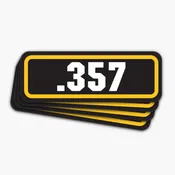 “.357” Ammo Label (4-Pack)
