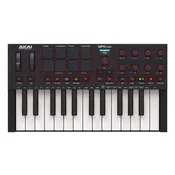 Akai Professional MPK Mini IV MIDI Keyboard Controller - Black