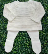 Martin Aranda Baptism Changing Knit 3 Piece Set