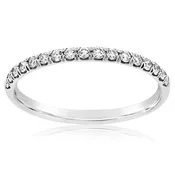 0.25 Carat Thin Round Brilliant Cut Diamond Wedding Band