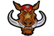 Animal Patches Biker Hog Patch Small