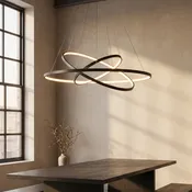 “Sidereal” Modern 3 Ring LED Pendant