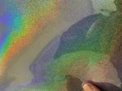 Hyperflex 4 MIL Holographic Galaxy Permanent Adhesive Vinyl 54"x150'