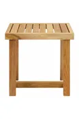 18″ Shower Bench with Solid American White Oak