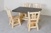 Formica Log Dining Table