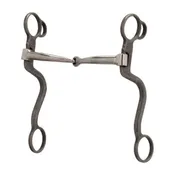 7"S-Shank Sweet IronSnaffle 5"Buffed Black