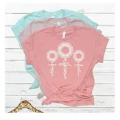 Family Jesus Faith Sunflower T-Shirt