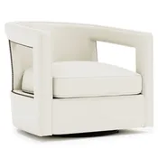 Alana Leather Swivel Chair