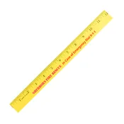 12” Enamel Wood Ruler