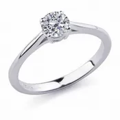 14kt White Gold 1.00CT Diamond Engagement Ring