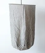 Black & White Stripe Laundry Bag Pendant Lamp