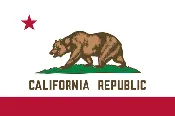 California State Flag Vinyl Sticker