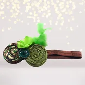 1920's Vintage Cinnamon Roll Headband