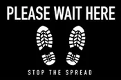 1218SH-1 – STAND HERE – SOCIAL DISTANCING FLOOR GRAPHICS