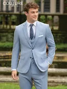Couture 1910 Oxford Blue Sharkskin