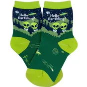 Alien Visitors Crew Socks | Kids'