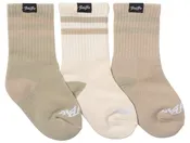 3-Pack Beige Socks