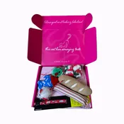 10 Piece Red Mouse Cat Collar + Catnip Collection Cat Box