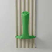 Fluted Green ½ Edged