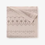 Acorn Fairisle Knit Baby Blanket