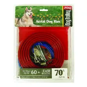 Boss Pet Q507000099 PDQ Dog Tie-Out Cable, 70 Ft, Large Dogs