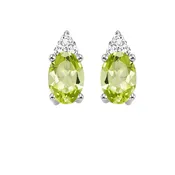 10K Birthstone Earrings – Peridot – August