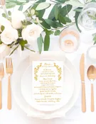 Hand-drawn Wedding Menu Cards