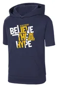 Sport-Tek Youth Sport-Wick Fleece Short Sleeve Hooded Pullover