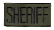 Sheriff Front Patch 4x2"