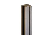 102 Inch Brown Corner Post for 5 x 5 Inch Simtek Fence Systems