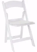 Wedding Folding Chair White ( Resin)
