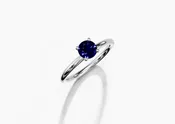14K White Gold Round Cut 0.50 Carat of  Diamond Ring