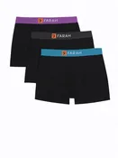 3 Pack Keyhole Trunks In Black