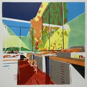 Diamond Head View. Study no. 6t1, Stephen Yuen — Honolulu Printmakers