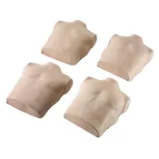 4-PACK Torso skin replacements PRESTAN Adult Manikin, Medium skin