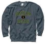 Baylor Bears Men's Crew Neck Sweatshirt-Charcoal