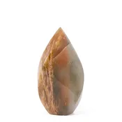 Agate 5.4 Inch 657.7 Gram Polished Crystal Flame - Brazil