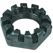 12-Sided/Position Axle Cone Castle Nut, 1"-14 Thread