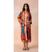 Bokja 100% Silk Reversible Robe in Sherif and Rothko Print — Jackson Hole Traders