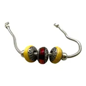 Baltic Amber Bracelet -Baltyka Bracelet in Sterling Silver
