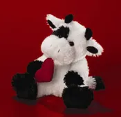 10" Lil Softies Plush- Cow
