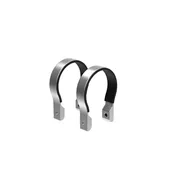 0.75" Clamp Ring, 4 pcs, Silver - CL075S
