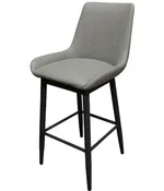 Amata Upholstered Bucket Seat Bar Stool