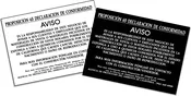 PROP 65 State Regulation Disclaimer Plaque - SPANISH — SOA Signs