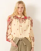 Alix of Bohemia Annabel Rosebush Shirt White