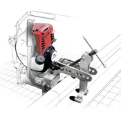Geismar Gas Rail Drill PR2 for Hollow Drill Bits
