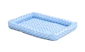 24" QuietTime Powder Blue Fashion Bolster Bed