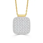 Cushion Cluster Necklace