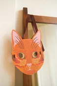 CAT MASK GREETING CARD